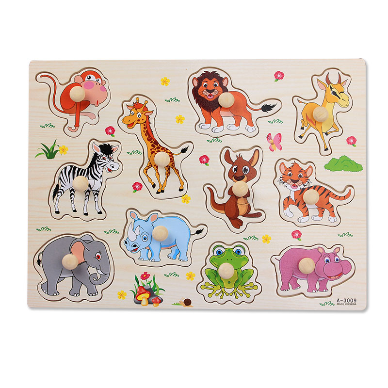 Wooden Baby Toys Puzzle Board Set